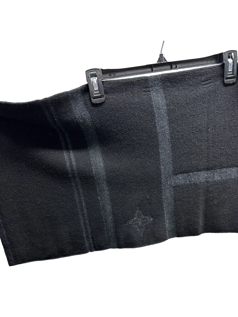 NEW Stone Island Black/Gray Wool Blend Scarf